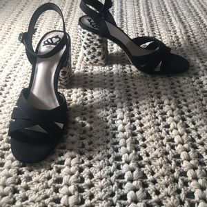 Fergalicious heels by Fergie open toe 3 1/2 “ heel